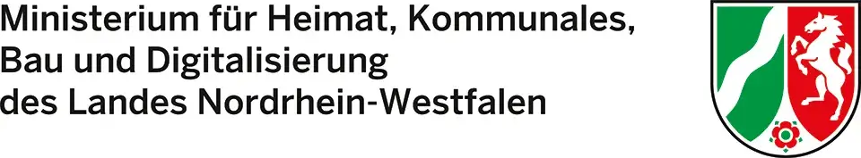 Logo des Ministerium für Heimat, Kommunales, Bau und Gleichstellung NRW
